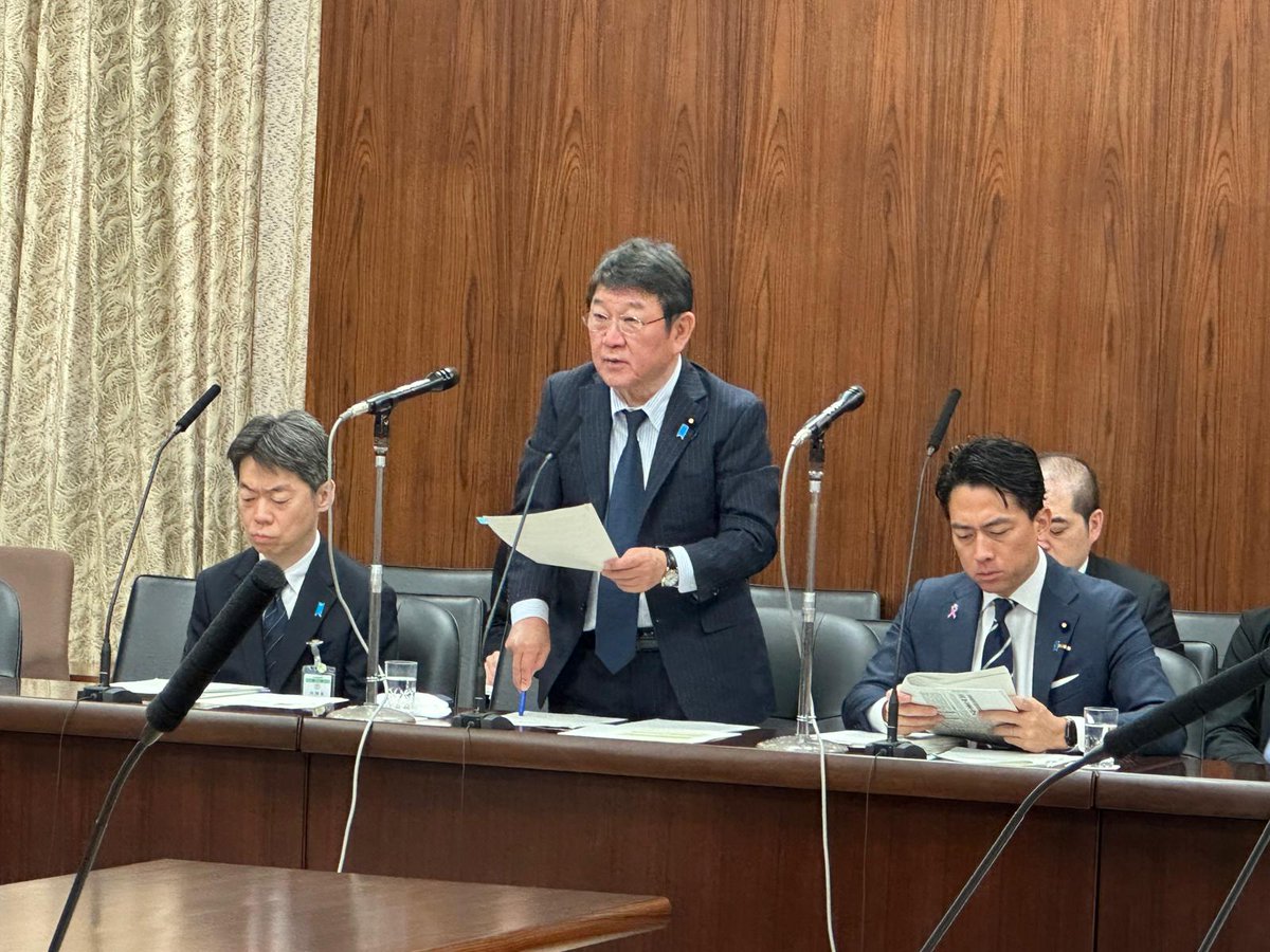 liyonyon's tweet image. 今日は、参議院外交防衛委員会で茂木外相を相手に、高市首相発言への全面擁護を表明しながら、とんでもない暴言を吐いた薛剣総領事に対し、国外追放を含めた断固とした措置を取ることを政府に強く求めた！