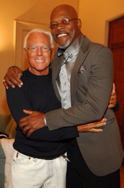 _tvshowhost_'s tweet photo. Thank you, Mr. Giorgio Armani, for your countless years of friendship, collaboration and dedication to your visionary craft. May GOD BLESS YOU as you are welcomed into eternal peace. 🙏🏾 https://t.co/8urtSSR9CV