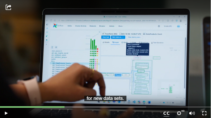 Esto es en lo que he estado trabajando en los ultimos tres años microsoft.com/en/customers/s… y se puede ver una captura de DAG de Airflow que hemos creado.