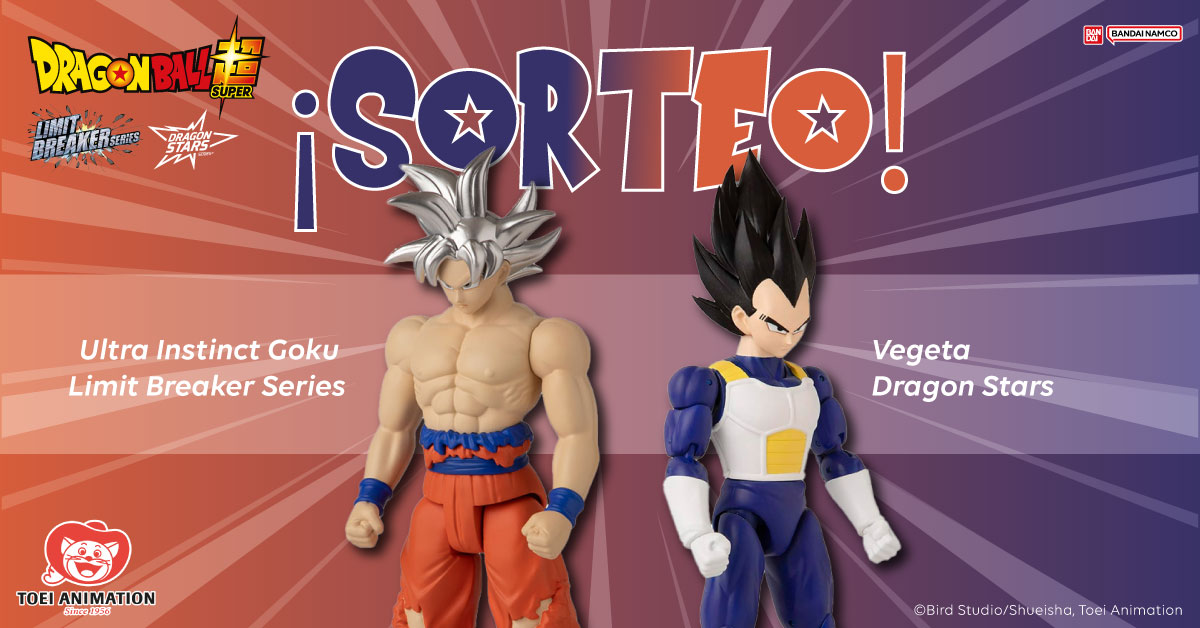 Bandai_es's tweet photo. 🎉 ¡SORTEO DRAGON BALL! 🎉

Saiyajins, ¡la batalla alcanza un nuevo nivel! 🌌⚡

¿Listos para desatar el poder que trasciende los límites? 💥 Llega vuestro momento de haceros con las figuras de Ultra Instinct Goku Limit Breaker Series y Vegeta V2 Dragon Stars 🥋✨

¡Solo un fan podrá alzarse con estas joyas del universo Dragon Ball! 🏆

¿Quieres que sea tuyo? Sigue estos pasos:

✅ Síguenos
✅ Da RT a esta publicación
✅ Menciona a ese amigo con el que compartirías la próxima batalla épica

📅 Participa desde el 10 de diciembre hasta el 11 de diciembre
📍 Sorteo válido solo en territorio nacional (España)

📜 Consulta las bases legales aquí: https://t.co/nJwe3LGg13 

¡Atrévete a romper tus límites y deja que el poder del Ultra Instinct guíe tu destino! 🌟

#DragonBall #Sorteo #UltraInstinct #LimitBreaker #DragonStars