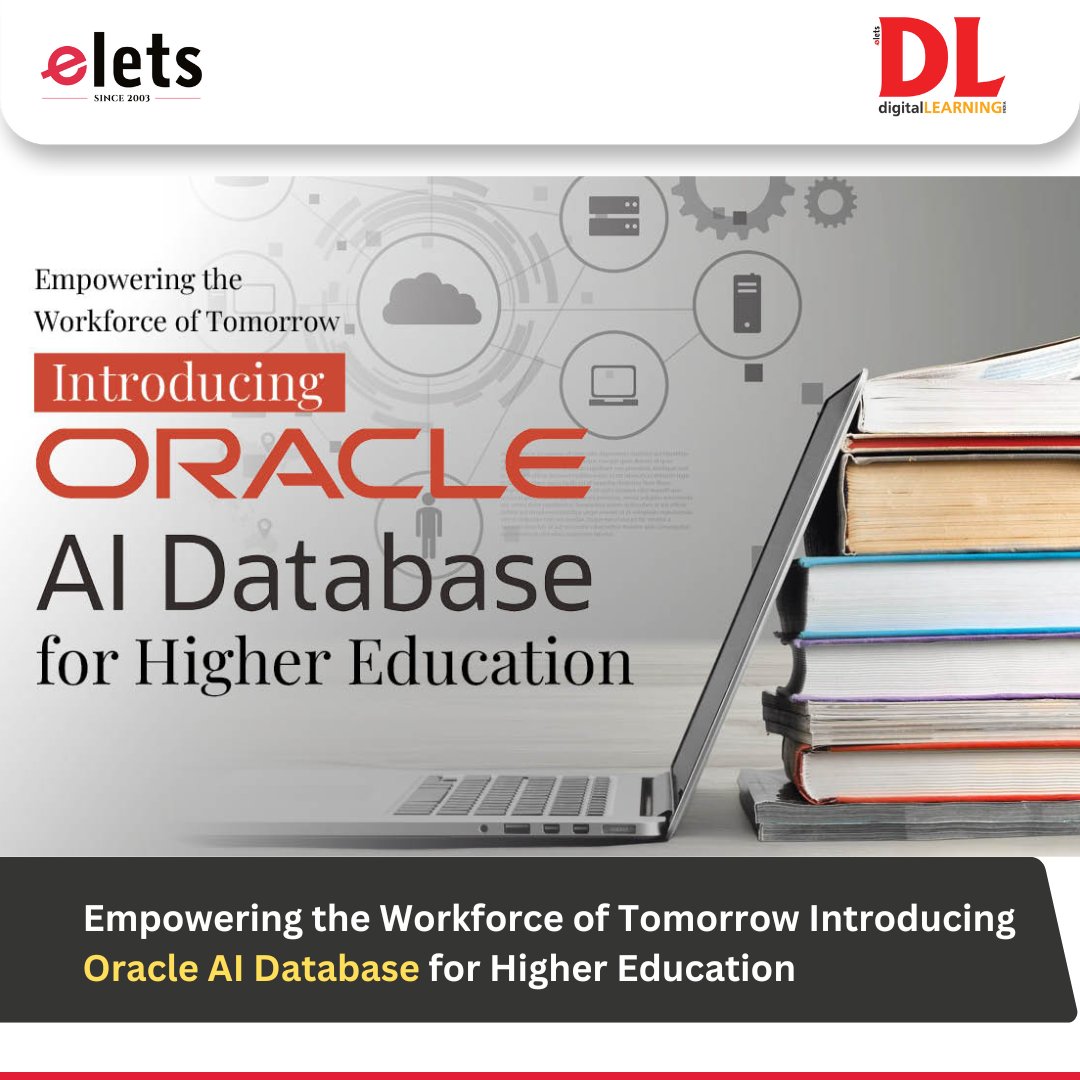 dl_magazine's tweet image. In an increasingly AI world, preparing students for successful careers means providing them with hands-on skills and experience using the tools and technologies that drive modern businesses.

Read More: lnkd.in/gQpajbZ2

#OracleAcademy #OracleAI #AIDatabase #FutureSkills