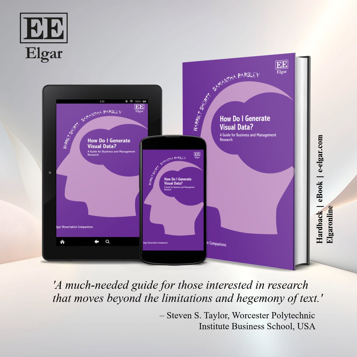 ElgarPublishing's tweet image. NEW How Do I Generate Visual Data?
A Guide for Business and Management Research
@HarrietShortt @BathSpaUni &amp;amp; Samantha Parsley, @portsmouthuni 
ℹ️tinyurl.com/2cdes24x
👓Sample doi.org/10.4337/978183…
#ResearchProjects #Dissertations #ResearchMethods #VisualMethods #VisualData