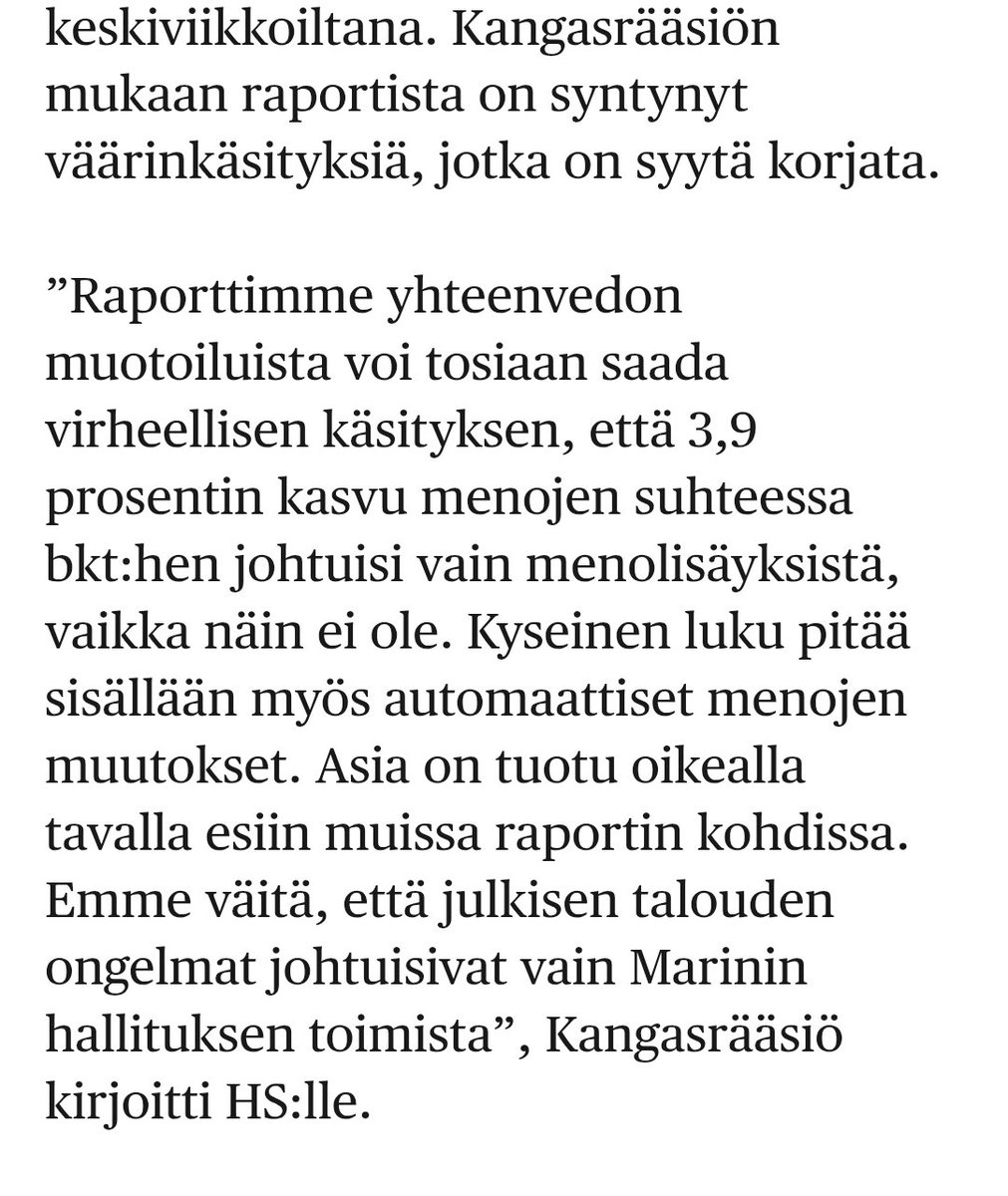 taskivei's tweet image. Totuus tunkee esiin sumuverhon läpi. VTV:n raportin yhteenveto liioittelee vahvasti 'törsäilyä'. Marinin hallituksen elvytys meni liian pitkälle ja budjettikuri petti. Mutta jos Orpon hallituksen toimia tarkasteltaisiin samoin kriteerein, myös nykyhallitus 'törsäilee'.