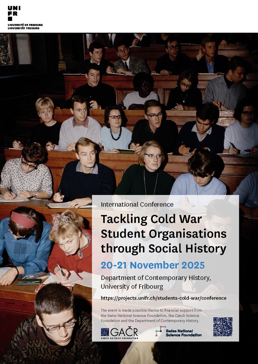 Nuestro compañero <a href="/CanalesCiudad/">Daniel Canales</a> participa hoy en <a href="/UniFreiburg/">Universität Freiburg</a> en "Tackling Cold War Student Organisations through Social History" con una ponencia sobre "“Other Third Worlds on your doorstep”: Student volunteering and the discovery of underdevelopment in Franco’s Spain"
