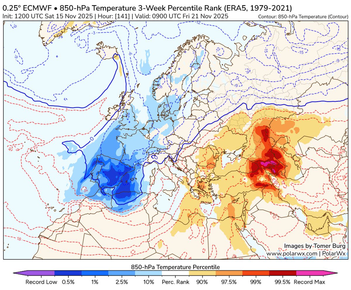 EstebanWXcast's tweet photo. La evolución de imágenes MIMIC-TPW muestra la señal indirecta de la advección de aire frío Ártico que ingresa a Europa pasando por Noruega, Finlandia, Islas Británicas, Francia, Alemania y Península Ibérica, que luego se esparce por el resto de Europa occidental por flujo del SW. https://t.co/0JkRYmWwgp