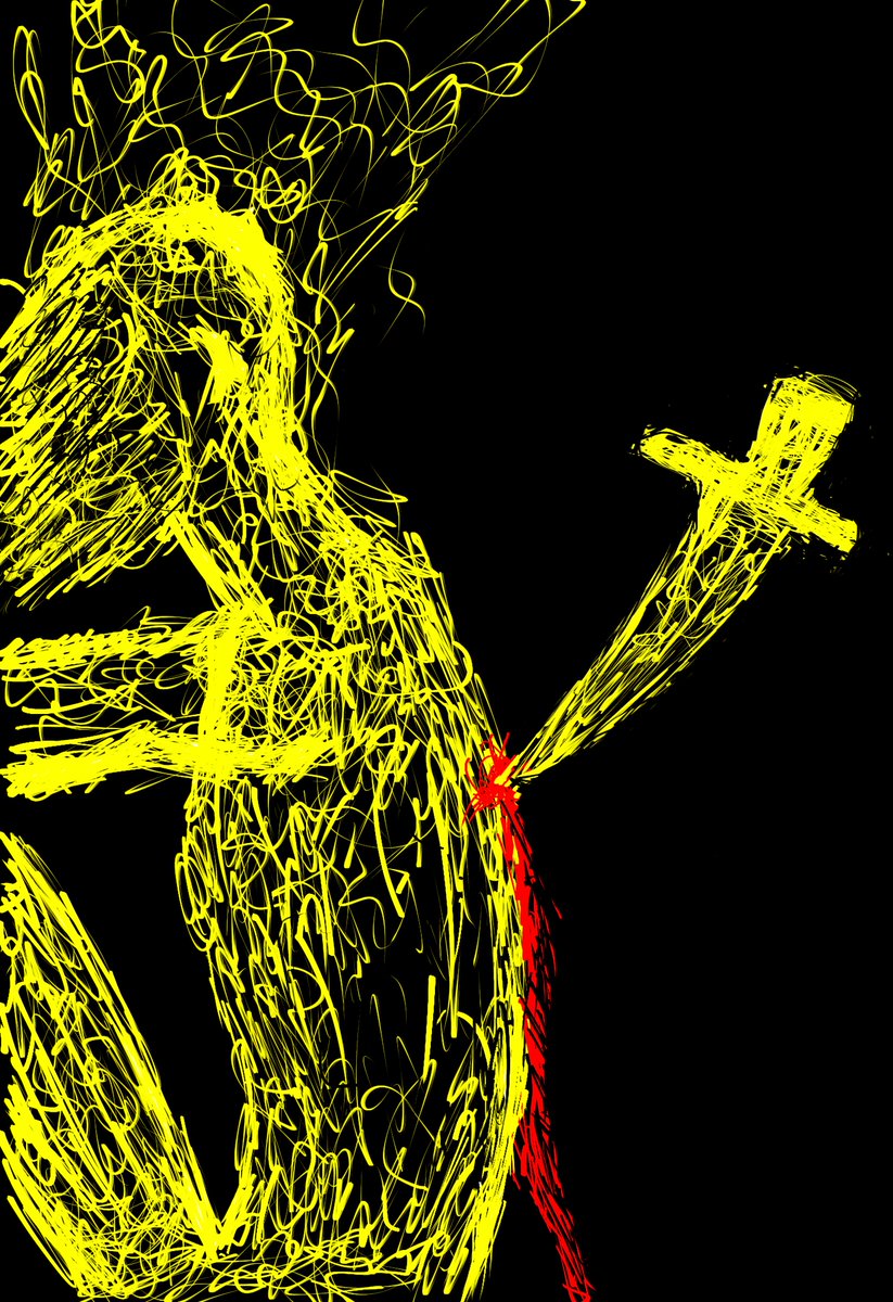 Gm 💜

My art about one of the most painful human experiences...

Being backstabbed hurts most coz it destroys the trust &amp; safety you built with someone you believed in.

The shock of betrayal leaves your reality &amp; sense of security scattered in pieces.

Time-lapse &amp; #XRP🔗👇