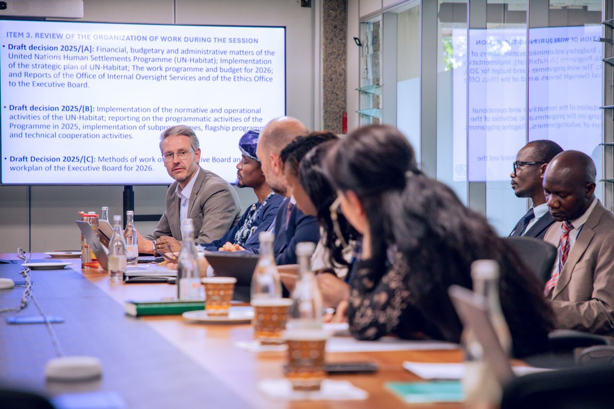 KPM_UN_Habitat's tweet photo. KENYA DELIVERS PBA BRIEFING TO THE EXECUTIVE BOARD BUREAU AHEAD OF THE UPCOMING THIRD SESSION OF THE EXECUTIVE BOARD 2025

Story : https://t.co/g81myAhPwM 

@ForeignOfficeKE  @HousingUrbanKE @GermanyinKenya  @UNHABITAT https://t.co/tEX3HOMiLA