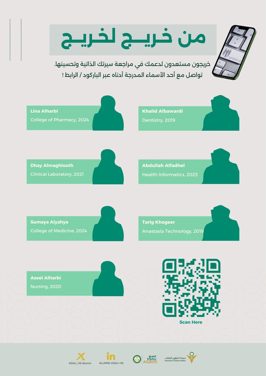 وحدة الخريجين tweet media