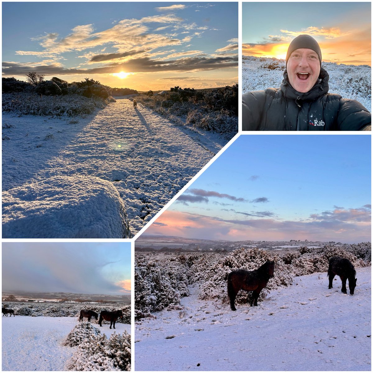 purplepilotdan's tweet photo. ❄️ First snow of the season on Dartmoor! ❄️

There’s nothing quite like an early-morning walk across the moor with my dog bounding through the powder and a few wild ponies and their foals playing nearby. A pretty magical way to start the day.

It also happens to be one of… https://t.co/xVHcwjmayr