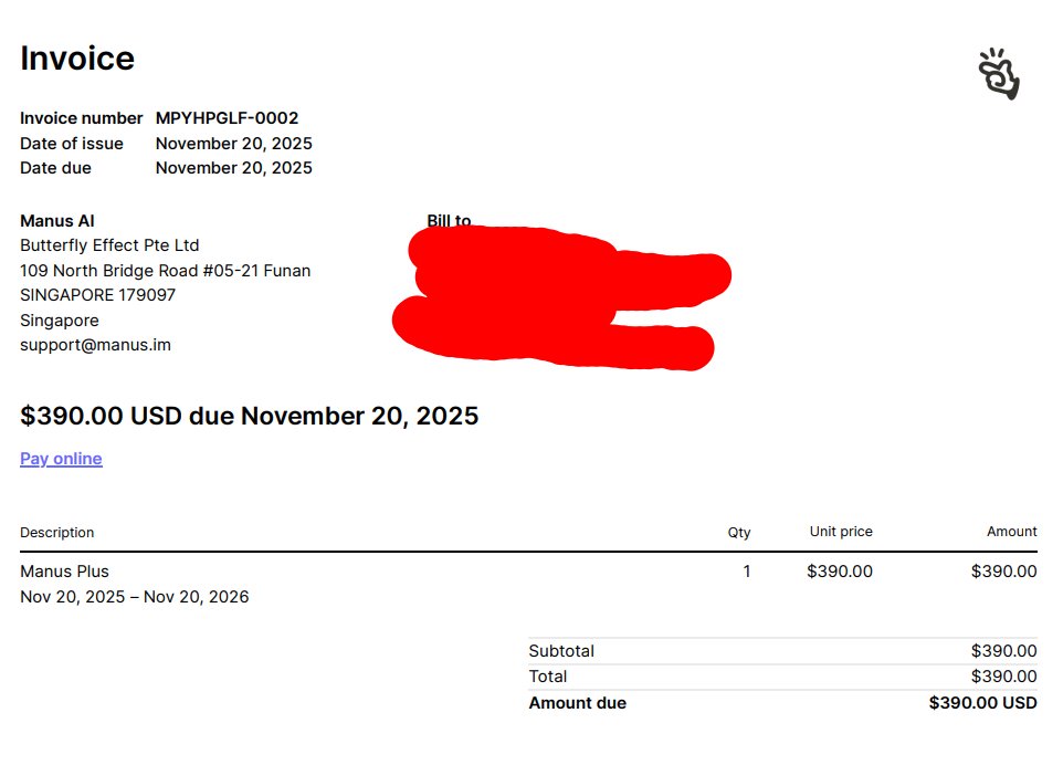 can someone from <a href="/ManusAI/">Manus</a> help me get a refund?