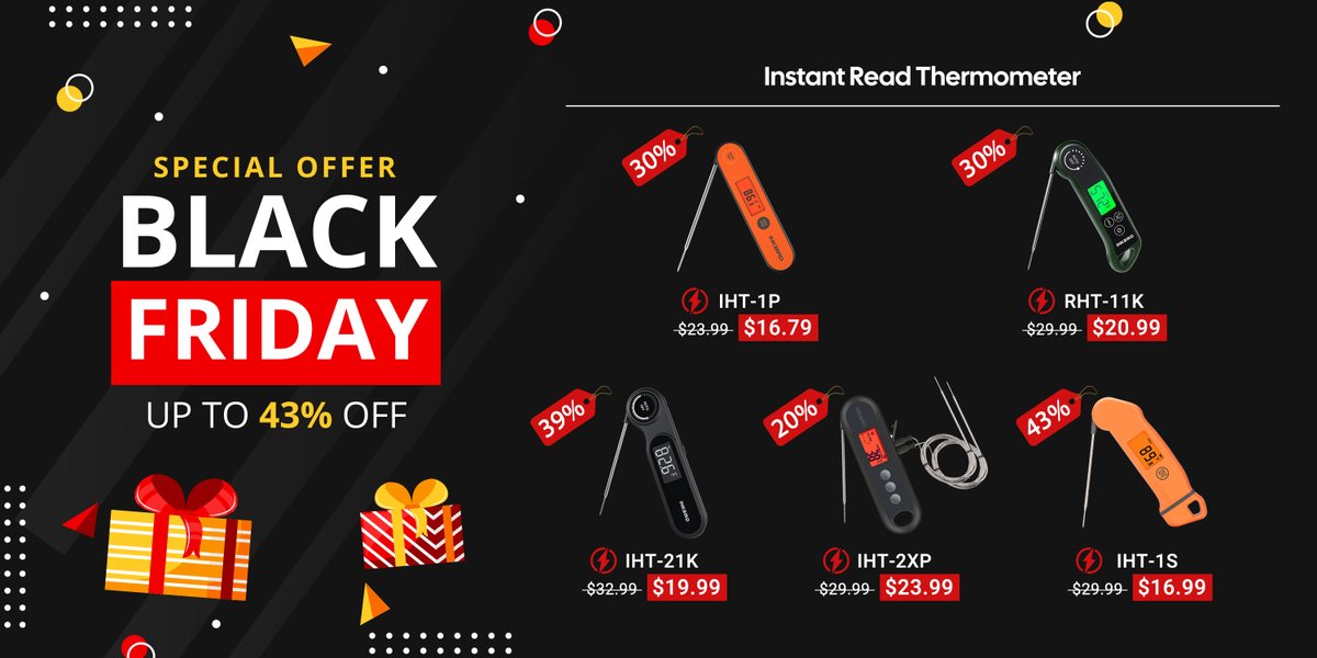 SURPRISE! 🎁 Our Black Friday Sale is LIVE!

Score up to 64% OFF our favorite BBQ &amp; kitchen tools! 🔥 (Psst... Canadians save up to 54%!)

Time to upgrade your grill game or grab the perfect holiday gift. 🎄

Sale ends Dec 1. Don't wait!