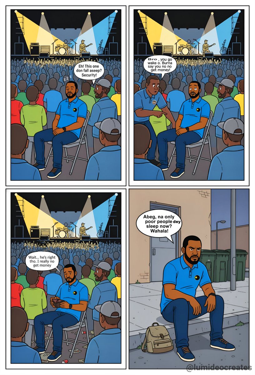 lumide0b's tweet image. Burna Boy own too much like this... Na only rich fans him dey find now, no more advocacy for downtrodden 😏

#lumideocreates #digitalcreative