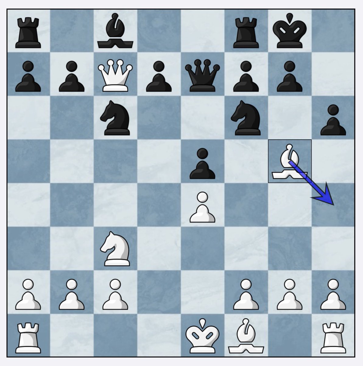 ChessAnalysis64's tweet image. Is the move Bg5-h4 a good move 
Please explain 
Level: Intermediate 
Hint: loss of material