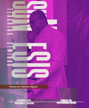 SunesisLearning's tweet image. 🗣𝐈𝐍𝐕𝐈𝐓𝐀𝐓𝐈𝐎𝐍 𝐓𝐎 𝐁𝐈𝐁𝐋𝐄 𝐓𝐄𝐀𝐂𝐇𝐈𝐍𝐆 𝐒𝐄𝐌𝐈𝐍𝐀𝐑

🗓 Nov 21, 2025

🇬🇭 6:30PM UTC  🇹🇹 2:30PM  

 🔗𝐑𝐄𝐆𝐈𝐒𝐓𝐄𝐑 𝐕𝐈𝐀 𝐓𝐄𝐋𝐄𝐆𝐑𝐀𝐌  - 𝐒𝐮𝐧𝐞𝐬𝐢𝐬 𝐍𝐚𝐭𝐢𝐨𝐧) sunesislearninginitiative.com

#SunesisTeachingSeminar
#SunesisLearning
#DidaskalosSolomon