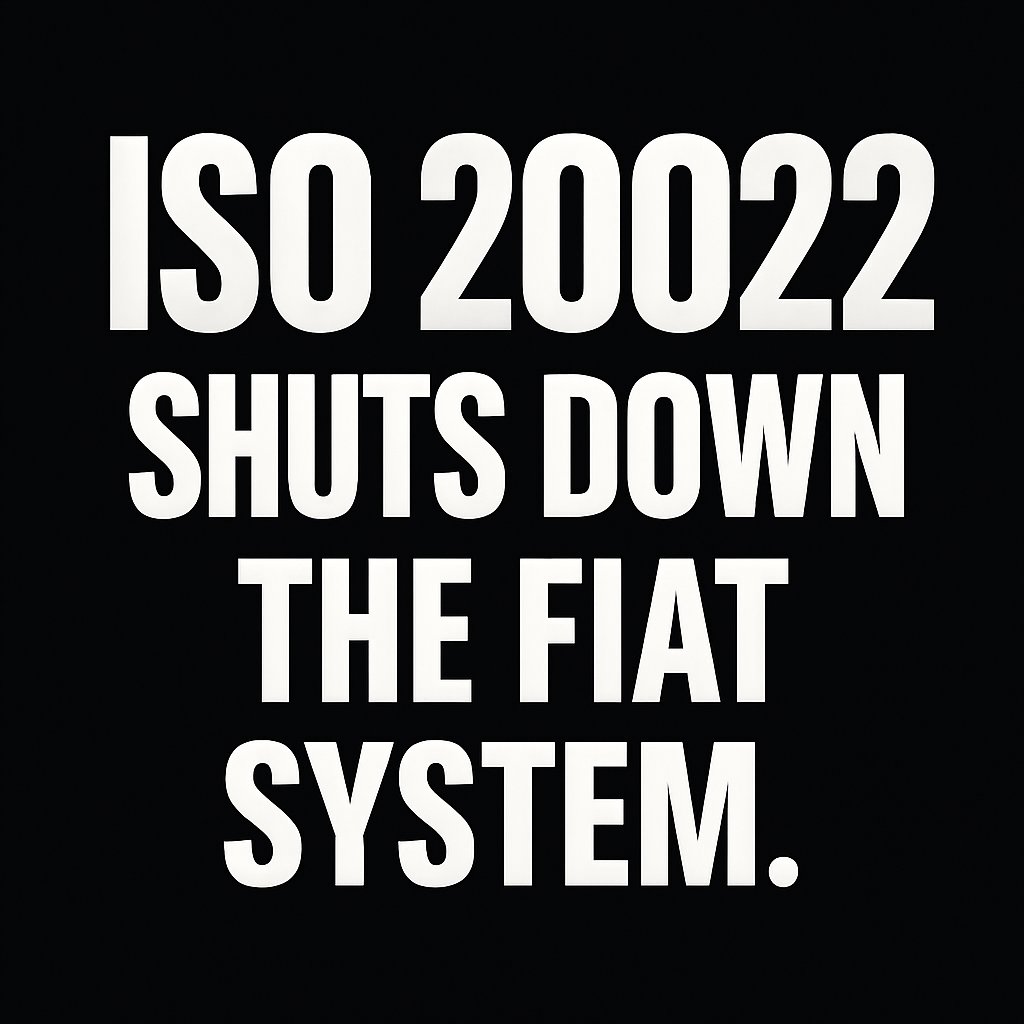 🚨BREAKING: ISO 20022 Shuts Off The Fiat System Forever. 🦁❤️🔥 <a href="/DavidXRPLion/">@DAVIDXRPLION</a> 
The Truth About November 22, 2025: ISO 20022 Begins—and the Fiat System Reaches Its End

On November 22, 2025, the global financial system crosses a threshold it cannot return from.
This is the date