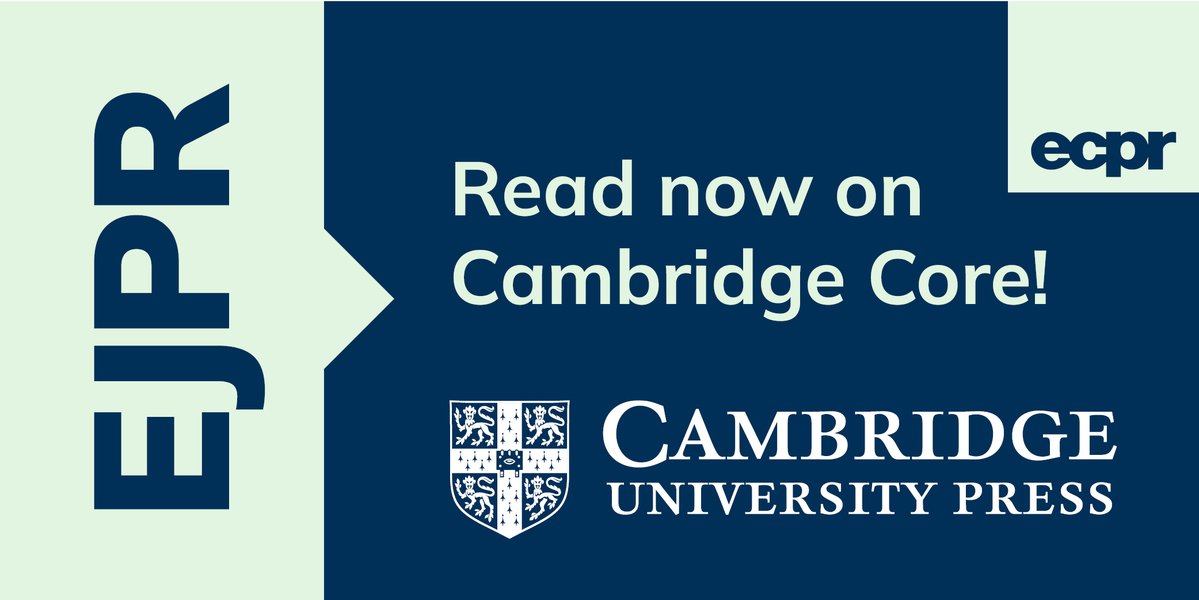 CUP_PoliSci's tweet image. #OpenAccess from @EJPRjournal -

Voting against or against voting? - cup.org/4i5Aoyg

- Ming M. Boyer, Carolina Plescia &amp;amp; André Blais 

#FirstView