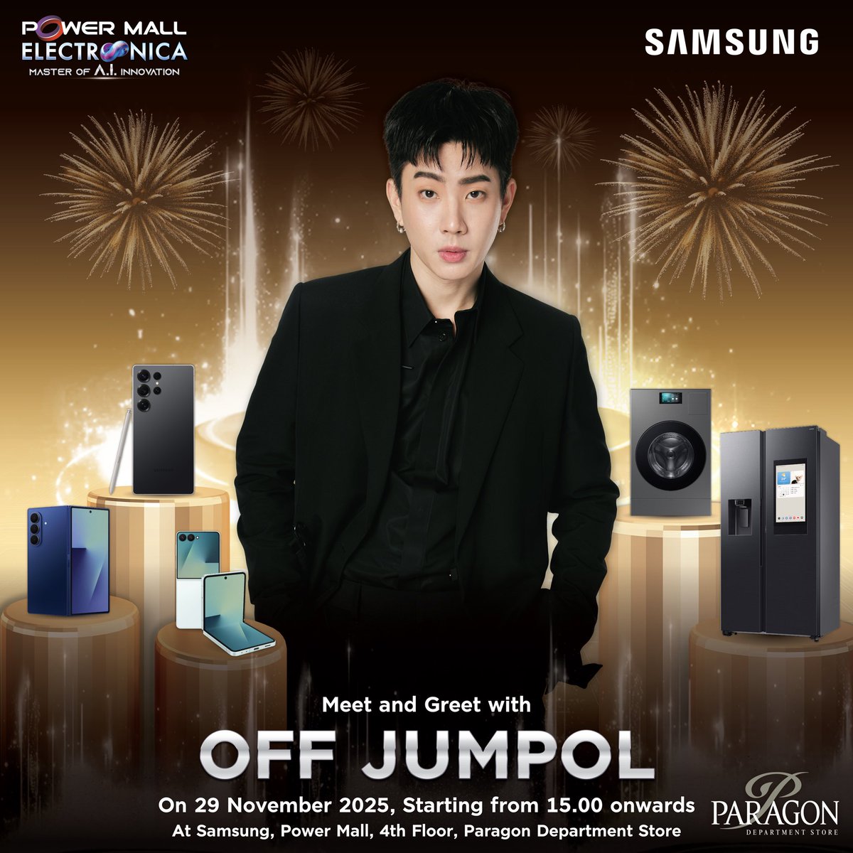 Power Mall l Samsung ✨ชวนคุณมาฉลอง 20 ปีสยามพารากอน พร้อมเซอร์ไพรส์     Meet and Greet with <a href="/off_tumcial/">Tumcial</a> ที่จะมาเสิร์ฟโมเมนต์คิวท์ๆ แบบฟีลกู้ด​

📅ในวันที่ 29 พ.ย. 68 เวลา 15.00 น. เป็นต้นไป​

📍ที่แบรนด์ Samsung แผนก Power Mall ชั้น 4 พารากอน ดีพาร์ทเม้นท์สโตร์​

#PowerMall