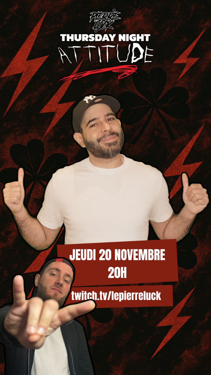 🚨Ce soir je suis en LIVE avec Ali <a href="/LeCatchClub/">Catch Club</a> pour une soirée ATTITUDE ERA ! à partir de 20h sur twitch.tv/lepierreluck