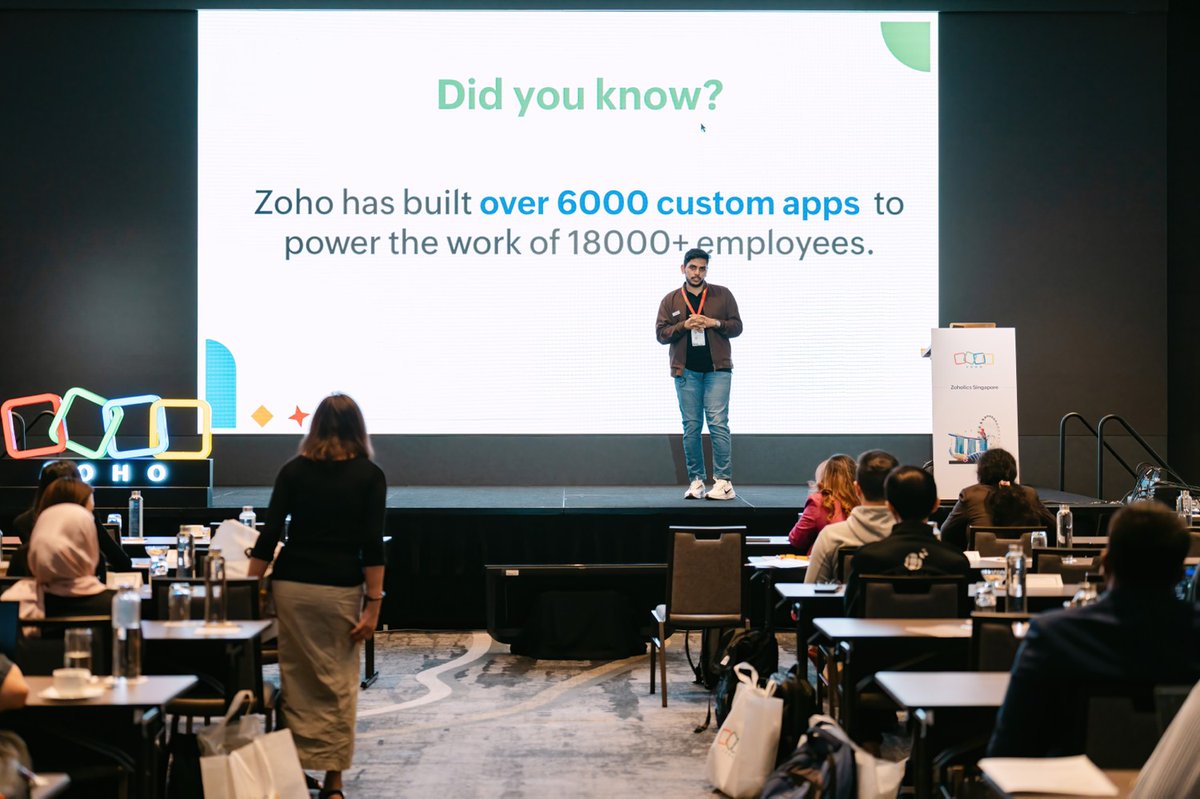 ZohoCreator's tweet image. 🇸🇬 @Zoholics Singapore &apos;25 brought Partners, customers, and our teams together for meaningful conversations on solving business challenges with clarity and collaboration. The sessions provided practical insights and a clearer approach to building impactful solutions. We also…