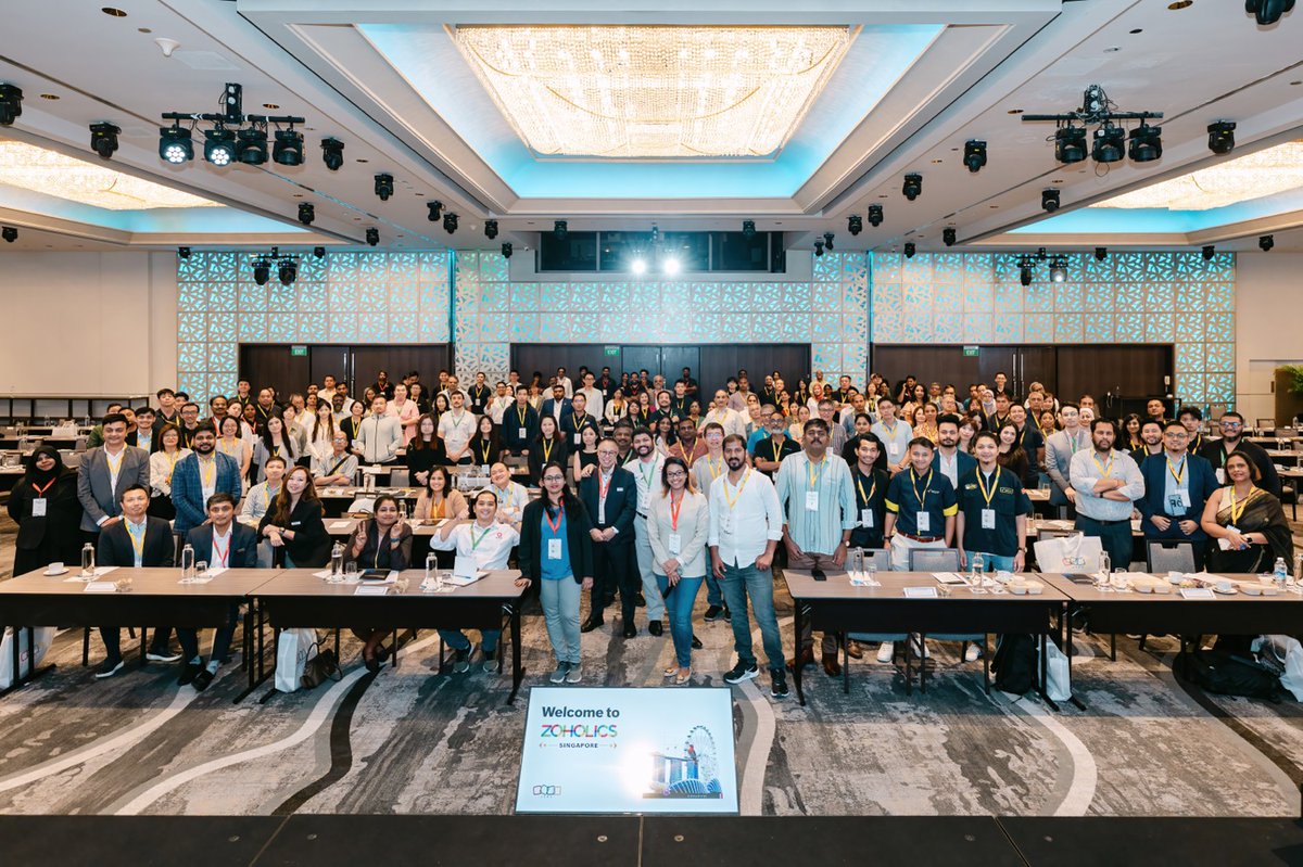 ZohoCreator's tweet image. 🇸🇬 @Zoholics Singapore &apos;25 brought Partners, customers, and our teams together for meaningful conversations on solving business challenges with clarity and collaboration. The sessions provided practical insights and a clearer approach to building impactful solutions. We also…