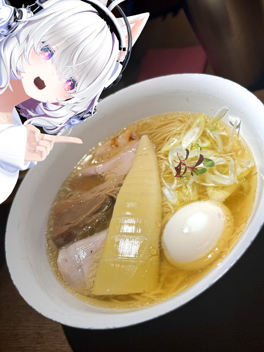 「しおら〜めん #飯ロいの」|シロいののイラスト