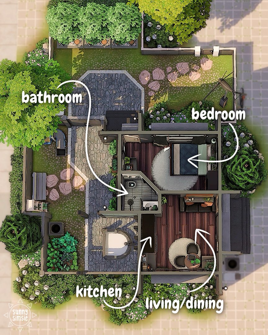 sunnysimsie's tweet image. a micro home for a civil designer!🌿 speedbuild: youtu.be/Gw2Zr12NmtA #thesims4