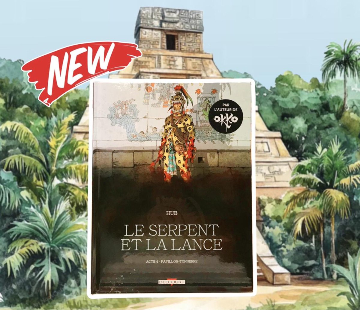 bourselyon's tweet image. Toujours plus de nouveautés vous attendent à la librairie La Bourse !
Aujourd’hui venez retrouvez la suite de l’incroyable saga le Serpent et la Lance

#leserpentetlalance #hub #bd #bandedessinee #nouveauté #librairie #librairieindependante #librairielabourse #lyon