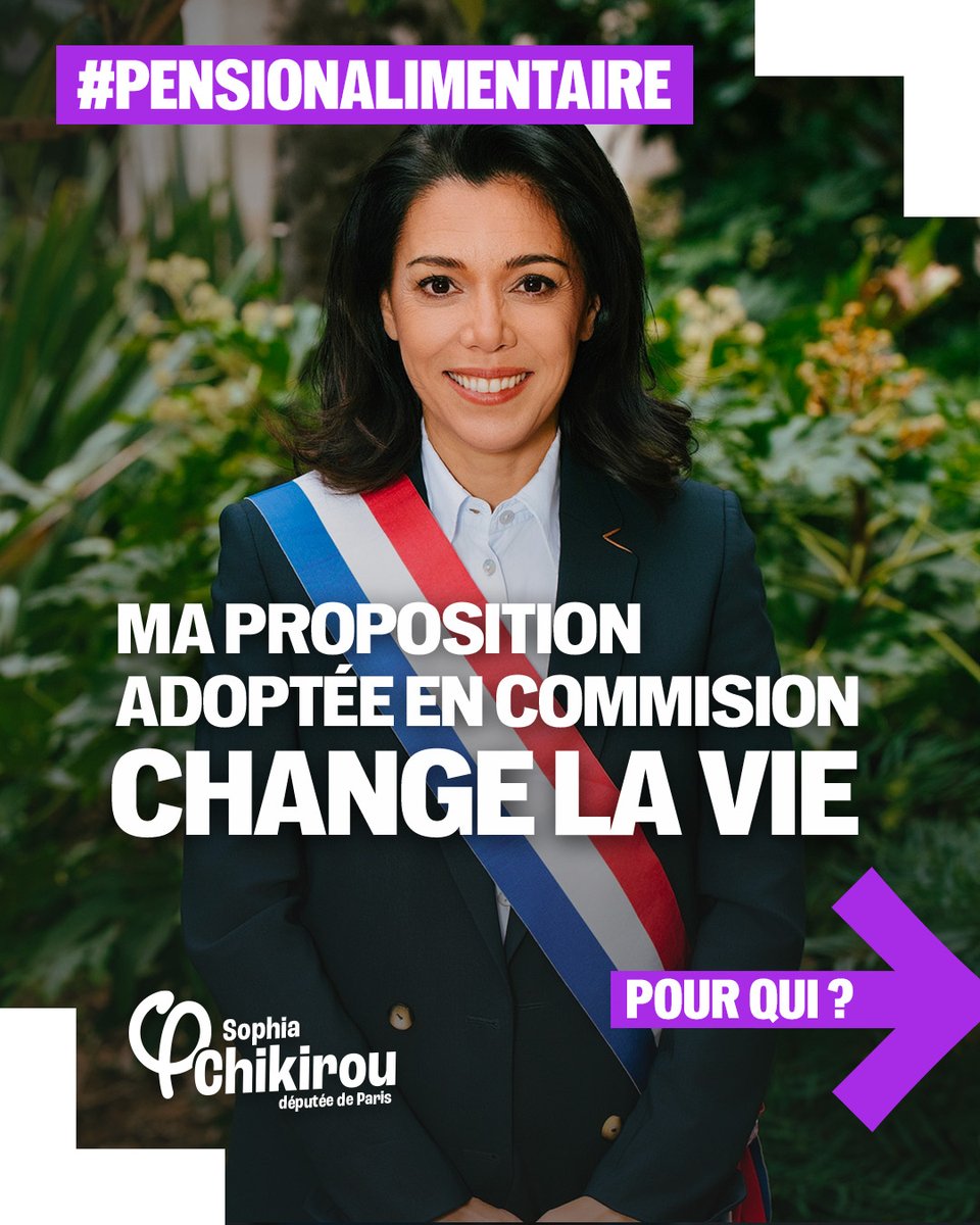 chikirouparis's tweet image. Ma proposition de loi adoptée en commission peut changer des vies.
Et pour que ces vies ne soient pas réduites à des chiffres, je veux partager ces témoignages essentiels.

Trois femmes, trois parcours — parmi tant d’autres — qui montrent l’urgence d’agir.

Rendez-vous le 27…