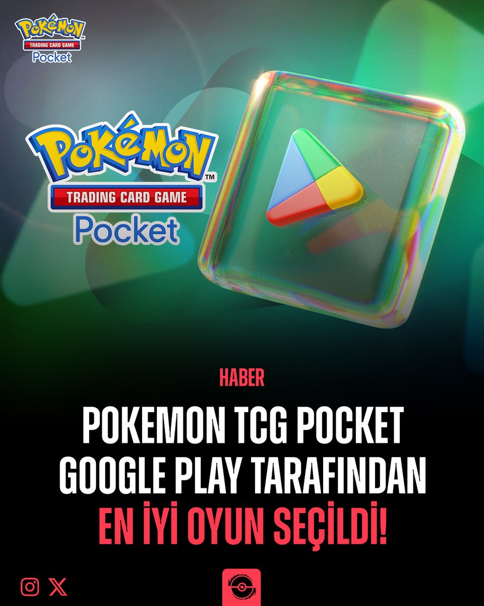 Poke_Haber's tweet image. 🎉 Pokémon TCG Pocket Google Play Tarafından En İyi Oyun Seçildi!

Google Play, çeşitli kategorilerde 2025 yılının en iyi Android uygulamaları ve oyunlarını seçtiği listesini yayınladı. Yayınlanan bu liste, uygulamalar ve oyunlar olarak ikiye ayrılmakta; oyunlar kategorisinde ise…