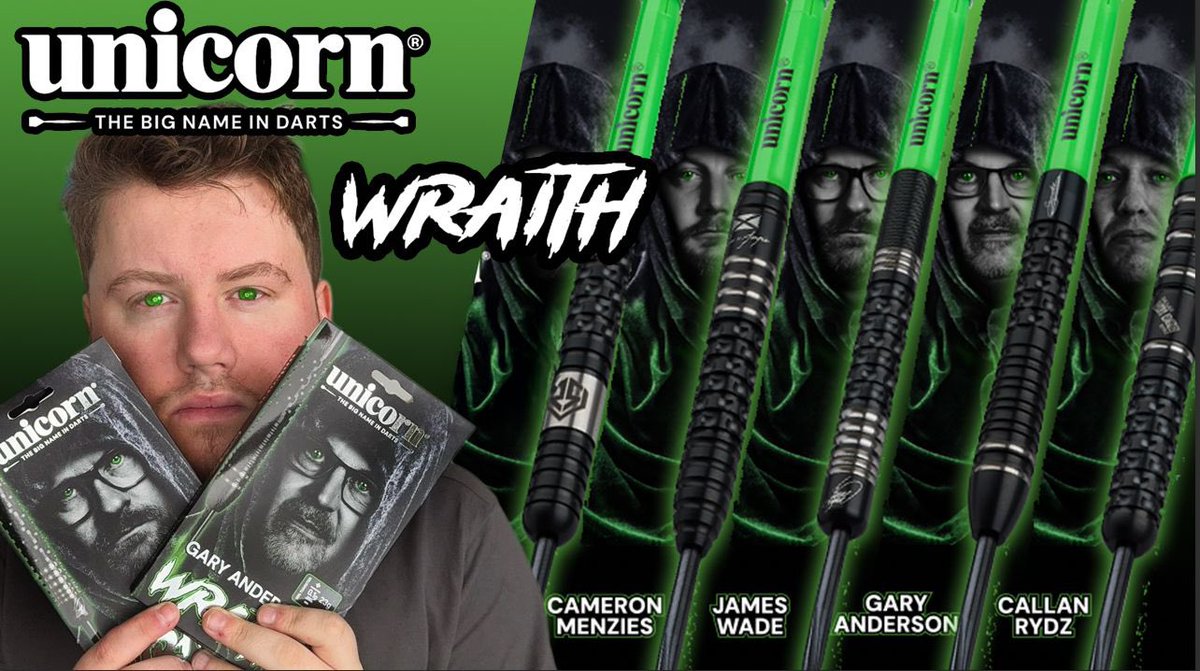 I played 1 leg with each of the new player Wraith darts and ended up with a final average of around 90 - Super impressed with them 

youtu.be/_rGnWX28Pzg?si…