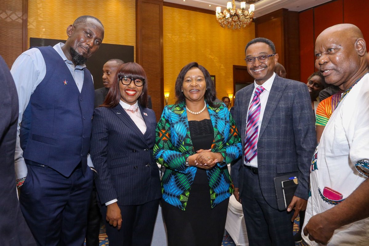 KAHC_Kenya's tweet photo. Earlier this morning, KAHC participated in a meeting hosted by the Cabinet Secretary for Tourism, Hon. Rebecca Miano. The discussion centered on preparations for the upcoming Jamhuri Day celebrations, themed Tourism, Wildlife, and MICE.

#KAHC #Tourism 

@Mikemacharia11 https://t.co/aQak6X3jLg
