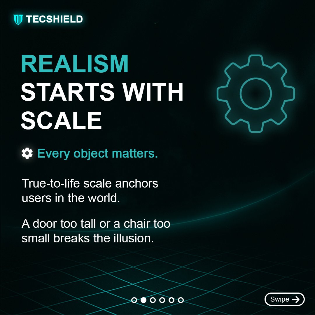 TecshieldO's tweet image. (1/1)
🕶️ Virtual Reality is more than a headset — it’s a new design philosophy.
At Tecshield, we craft VR experiences that balance realism, scale, comfort, and emotion.
👇 Swipe through to see how we make immersion feel natural.

#tecshield #augmentedreality #vrdevelopment #vr