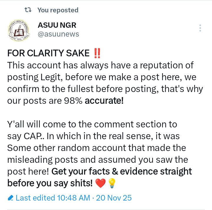 ASUU CABLE🔔 tweet media