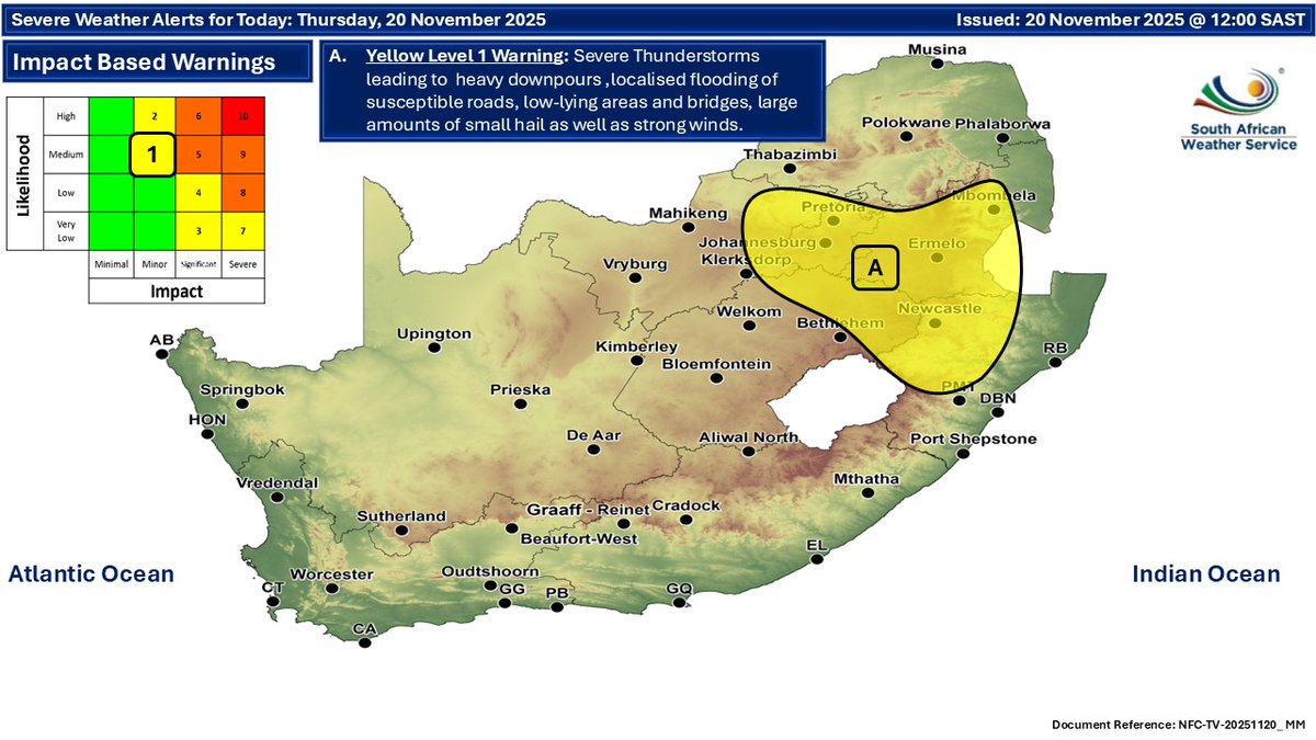 Gauteng Provincial Disaster Management Centre tweet media