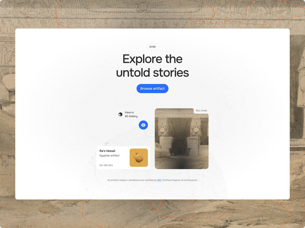 Flowbaseco's tweet image. UI Daily (13/30) 🏁   

CTA from our Antik collection for @webflow @figma and @framer 

flowbase.co/components