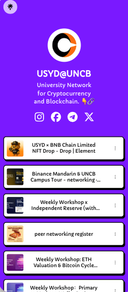 USYD Blockchain and Crypto tweet media