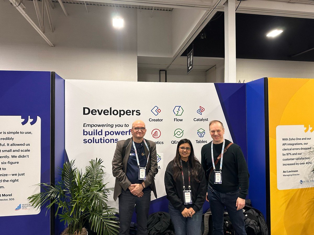 And that’s a wrap for #ZoholicsCanada25!

Thank you to everyone who connected with us at the DX booth over the last two days. Your curiosity, feedback, and conversations brought incredible energy to the event.

Here are a few snapshots from the floor capturing Day 2 highlights.