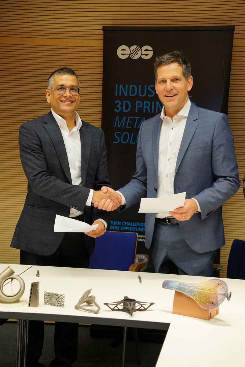 EOS3DPrinting's tweet image. We&apos;re excited to celebrate the continued relationship we have with Phillips Machine Tools India - a partnership reinforcing the powerful collaboration to enable our customers, pushing the frontier of additive manufacturing to the next level.🤝