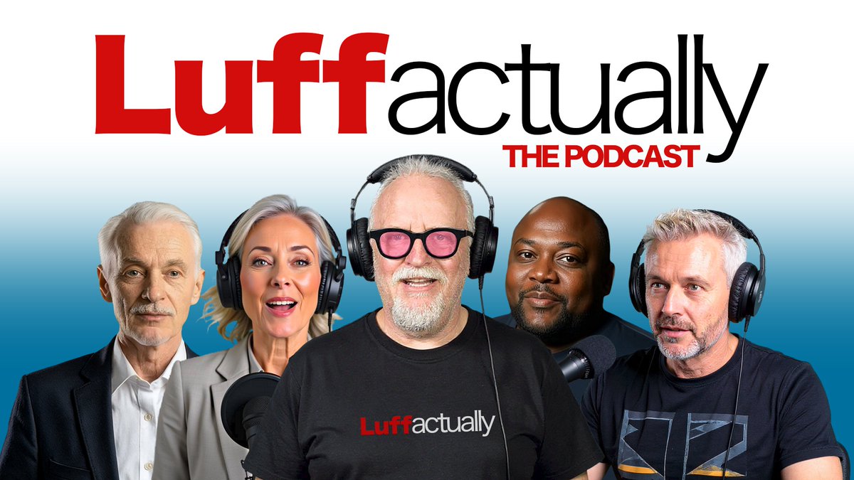 LuffActually's tweet image. Can&apos;t be bothered to visit Spotify, Apple or Amazon? No problem. Here&apos;s a handy link to listen to Episode 1 of &quot;Luff Actually&quot; on the Production Village web site: theproductionvillage.com/luff-actually/