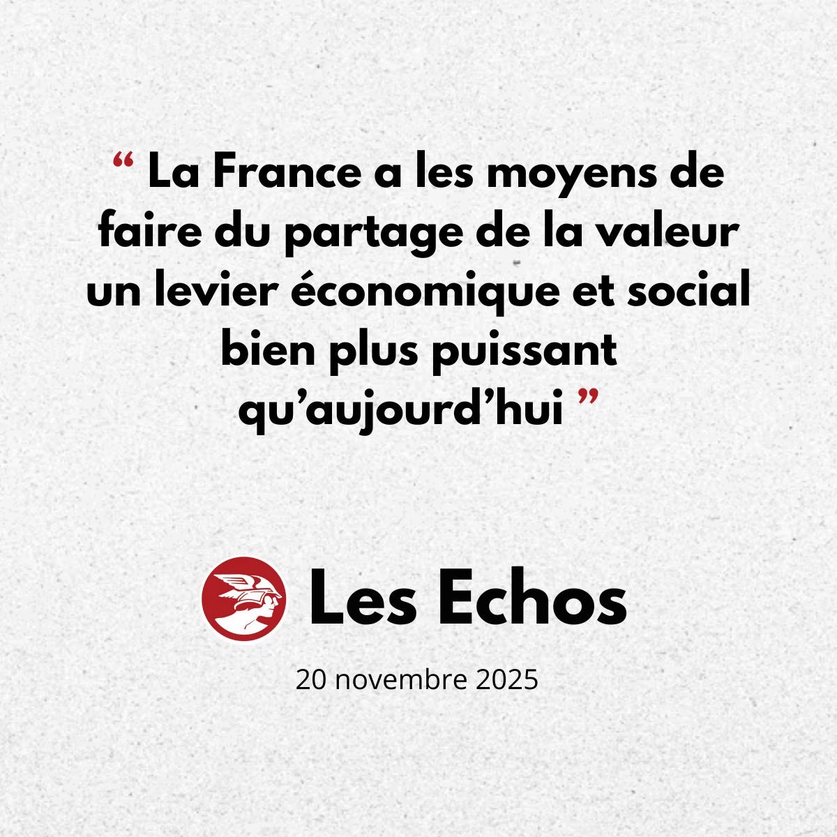 Et si on pensait plutôt à l’avenir des Français ? Au lieu de brader l’intéressement, utilisons le partage de la valeur pour développer un système de retraite complémentaire par capitalisation 

🔗 Lire ma tribune complète dans <a href="/LesEchos/">Les Echos</a> : lesechos.fr/idees-debats/c…