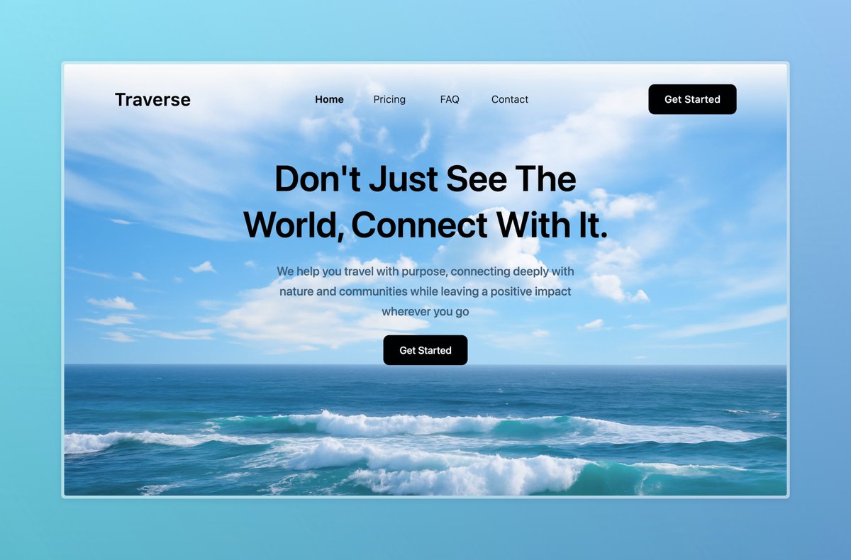 4d616e616eT's tweet photo. Day 21 of #100DaysofFrontend

Inspired by @ayomiolawuyi 's Hero Section from her 30 Days of Design challenge ✨

Loved how she blends minimal UI with strong visuals clean, calm, impactful 🤌

Developed using Next.js,Tailwind

Check it out here👇:
🔗 https://t.co/CPG36YUeE1