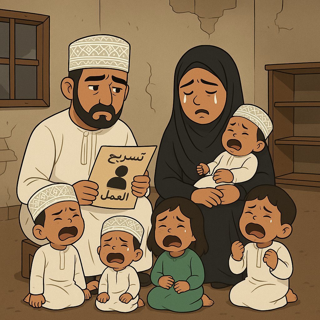 923qaes's tweet photo. لا قيمة للمال اذ لم يسخر لخدمة الشعب .

أسرةٌ اختفت لأن الكهرباء قُطعت، والماء انقطع، والعمل سُلب، والإنسانية غابت.

ربٌّ أُسرة بسيطة فقد وظيفته ولقمة عيشه ليُفسح المجال لوافدٍ، ووجد نفسه يقاتل الظلام بكل ما بقي لديه من كرامة.

ظنّ أن المولّد الكهربائي سيكون طوق النجاة… فكان ويا أسفاه باب الرحيل من هذا العالم الأليم.

رحمه الله عليهم وغفر لهم وأسكنهم فسيح جناته 

#ماساه_عايله_يونس 
#حادث_العامرات 
#شركة_الكهرباء