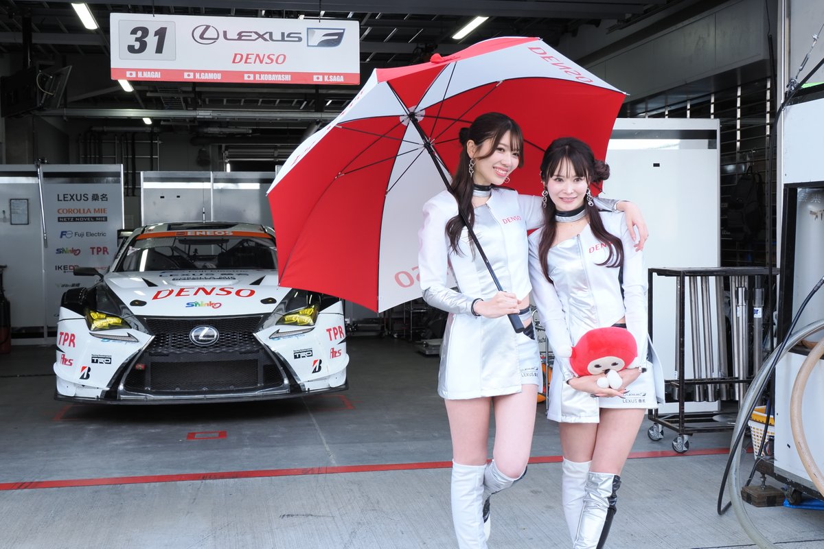 yamachan415's tweet image. 2025.11.15 スーパー耐久Rd.7 富士 
#新谷桐子 (@touko19931122) さん 
#桐生もえこ (@mamimumemoepii) さん 

#apr 
#LEXUS 
#DENSO