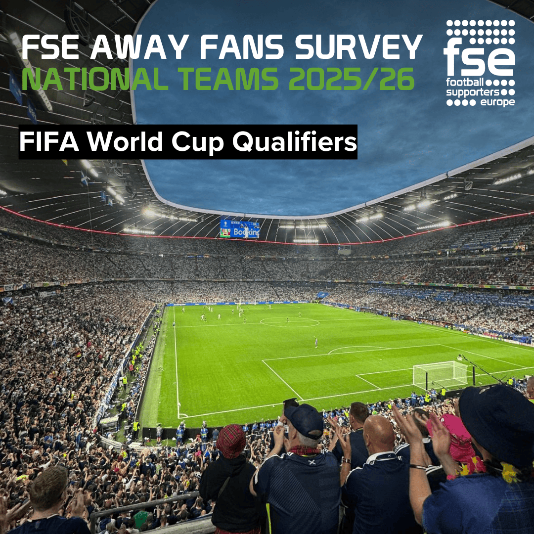🗺️ Did you follow your team to a FIFA World Cup Qualifiers away match in the last few days?

🗣️ How was your experience? You can have your say on everything from travel arrangements to stewarding by completing FSE's #AwayFanSurvey.

✍️ Take the survey: bit.ly/3AYQ6da