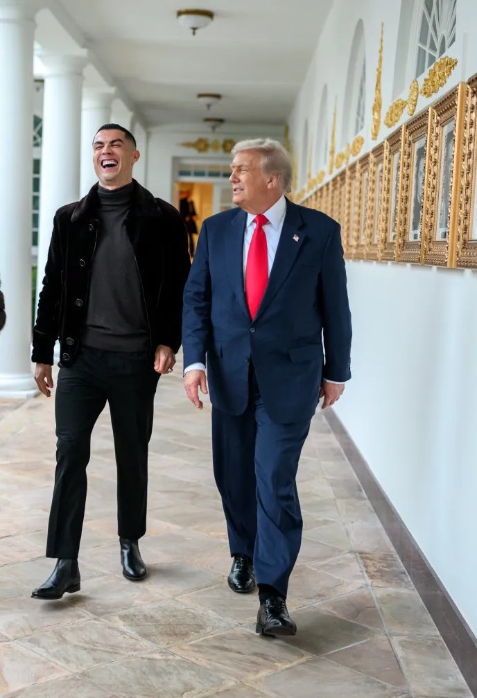 blessednerus's tweet image. with the president