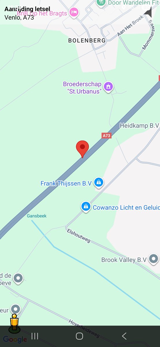 Aanrijding met letsel op A73 bij Belfeld