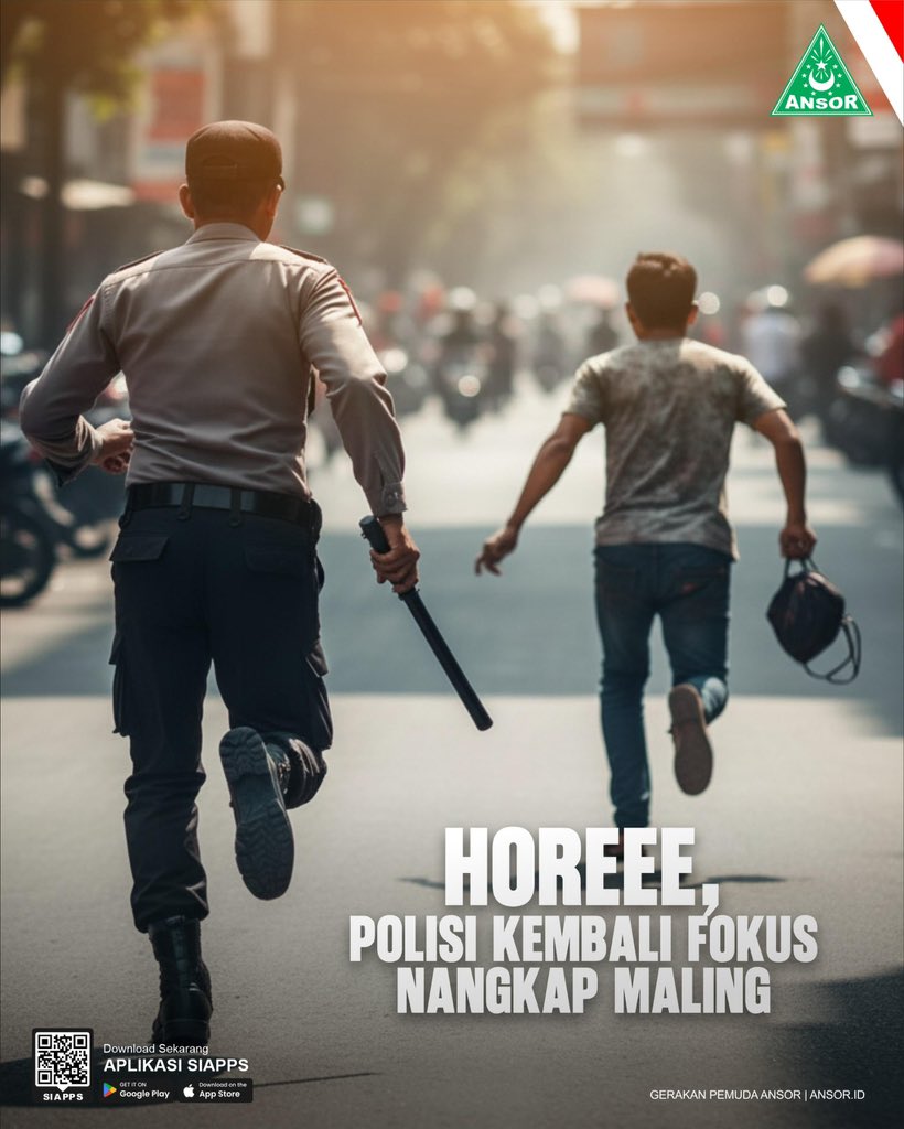 Official_Ansor's tweet image. HOREEE, POLISI KEMBALI FOKUS NANGKAP MALING

Anggota Polri aktif tidak boleh lagi menduduki jabatan di luar kepolisian yang tidak mempunyai sangkut paut dengan kepolisian. Jika ingin tetap menjabat, ya harus mengundurkan diri atau pensiun dari dinas kepolisian.

Demikian bunyi…