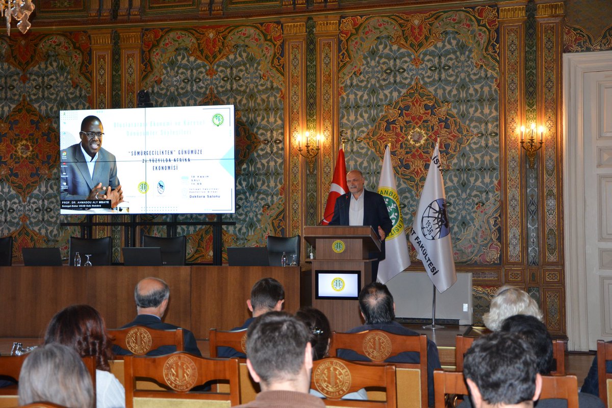 🌍 “Sömürgecilikten Günümüze: 21. Yüzyılda Afrika” Etkinliği Gerçekleşti

İstanbul Üniversitesi İktisat Fakültesi tarafından düzenlenen Uluslararası Ekonomi ve Küresel Dönüşümler Söyleşileri kapsamında gerçekleştirilen etkinlikte, +