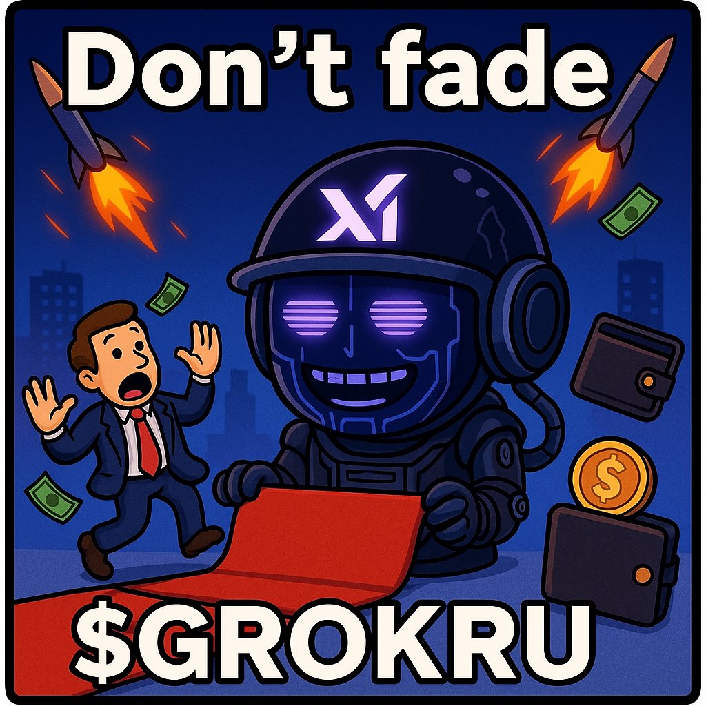 0xgrokru's tweet image. ⚠️ $GROKRU (@0xGrokru) HAS NOT LAUNCHED YET!
Any $GROKRU you see right now is FAKE / copycat.
We will rug you ourselves, with style 😈🤖
Official CA = only when @0xGrokru posts it.
Save your SOL for the real rug.