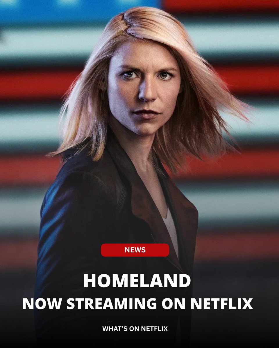 Surprise licensing pickup! 

HOMELAND is now streaming on Netflix in most regions around the globe, including the US, but it won't be there for long.

🔗 whats-on-netflix.com/news/homeland-…